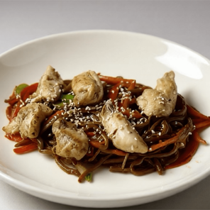 СОБА С КУРИЦЕЙ И ОВОЩАМИ