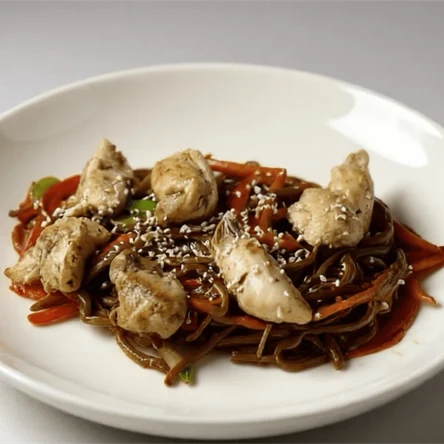 СОБА С КУРИЦЕЙ И ОВОЩАМИ